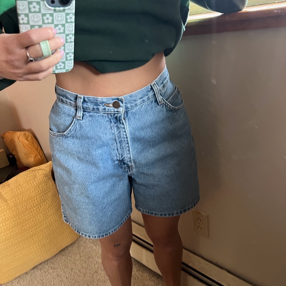 90s high wasted Gintano jean shorts